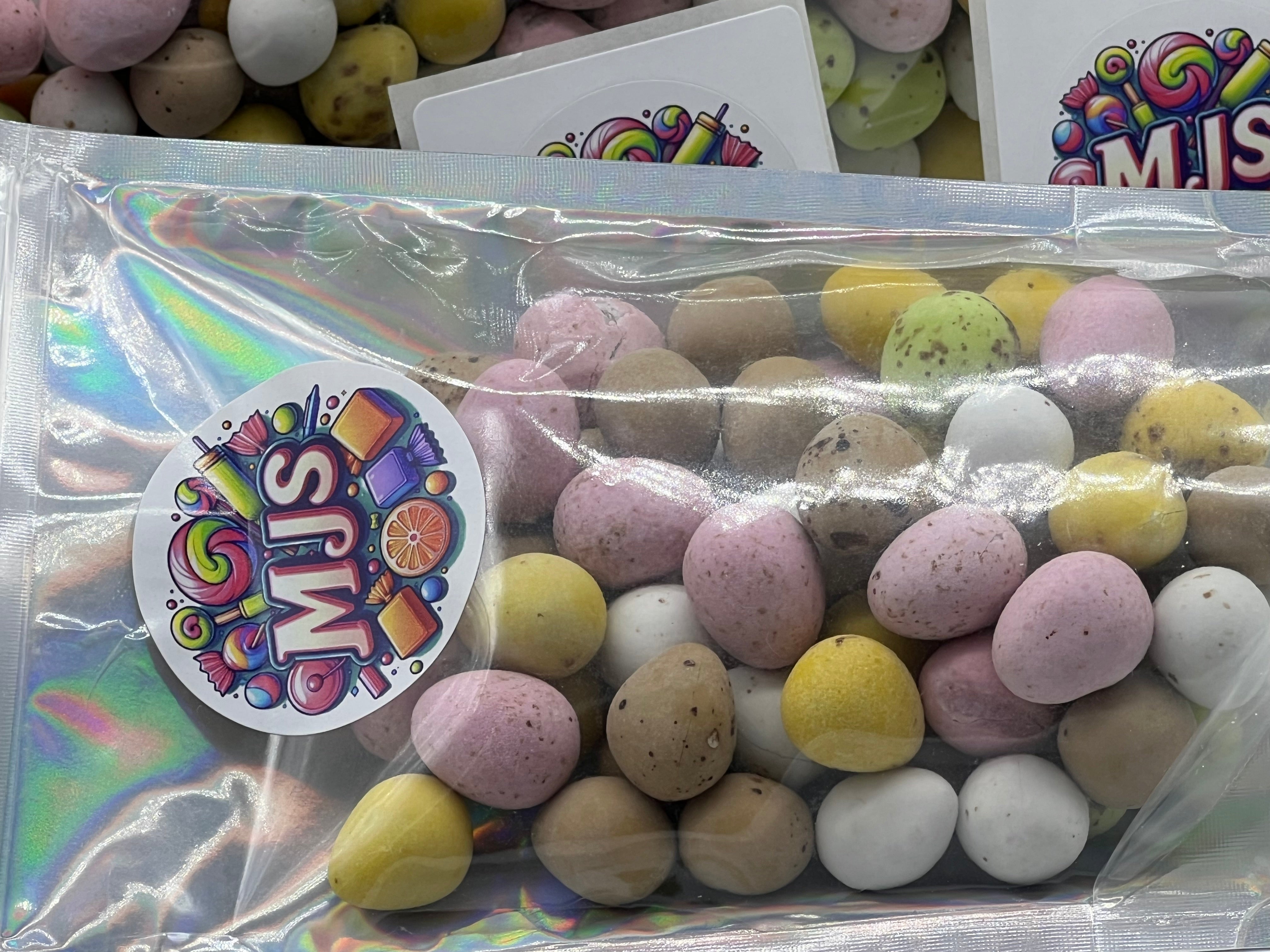 MJ's chocolate Mini-Egg selection bag